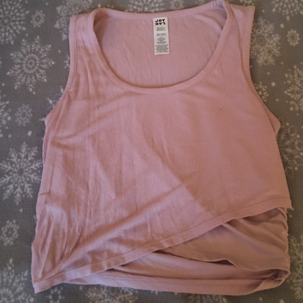 CROPPED PINK TANK TOP